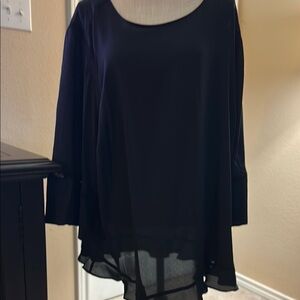 Elegant Black Women's Top